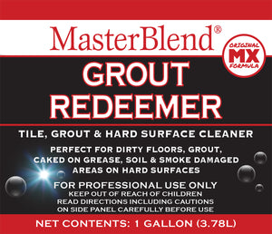 Grout Redeemer Tile, Grout & Hard Surface Cleaner (4 GL)