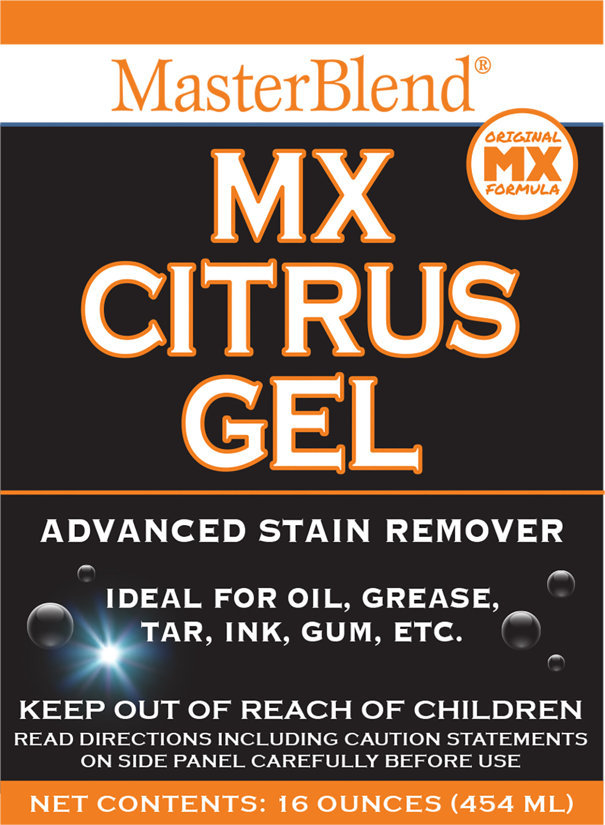 MX Citrus Gel SDS Image