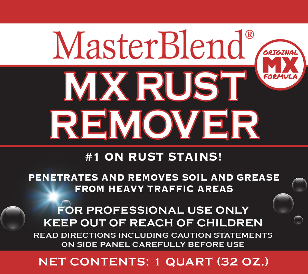 MX Rust Remover SDS Image